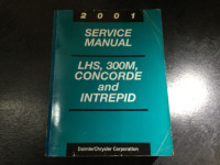 2001 Chrysler 300M LHS Concorde LXi Dodge Intrepid R/T Manual