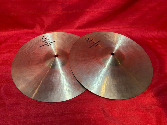 13" ISTANBUL JAZZ HI HAT CYMBALS LIGHT 788/954 GRAMS in Drums & Percussion in Winnipeg