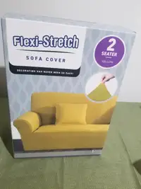 Flexi-Stretch Sofa Cover Yellow