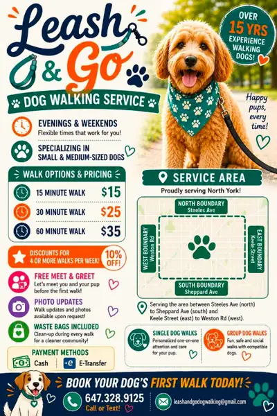 Dog Walking Service, View more