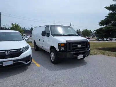 Ford E-250 extended service van. Was in service for us until just last week. Most of the vinyls alre...