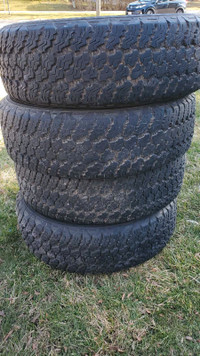 245/75/17 Goodyear Wrangler tires 