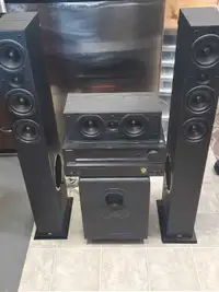 JBL Loft Home Theater Speaker System With Onkyo Amp/Reciver 