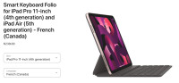 Apple Smart Keyboard Folio (iPad Pro 11 - iPad Air)