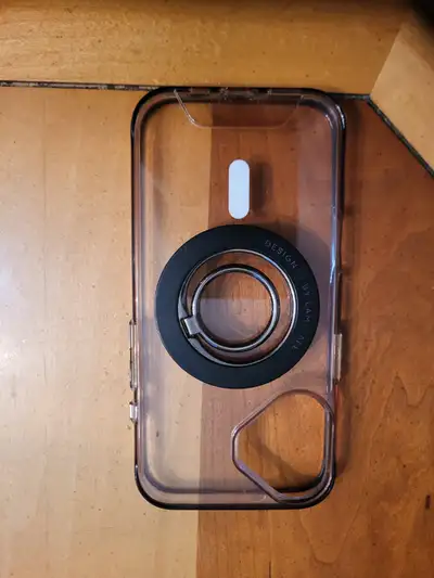 IPhone 16 magnetic phone case with ring holder, View more