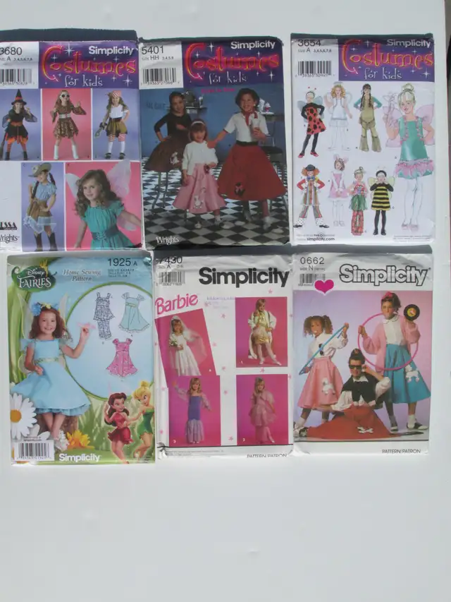 Costumes' Sewing Patterns Children's Halloween Uncut in Hobbies & Crafts in Saskatoon - Image 2