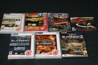 PC GAMES - JAGGED ALLIANCE, BLITZKRIEG, CODENAME: PANZER  NEW