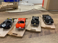 1/43 scale box models made in Italy three cobras one Ferrari
