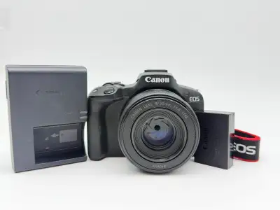 Canon EOS R50 Mirrorless Camera with RF 50 mm lens $799, View more