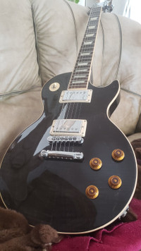Gibson Les Paul Standard Plus (AAA TRANS BLACK)