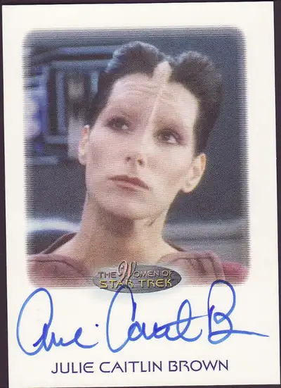 THE WOMEN OF STAR TREK AUTOGRAPH CARD JULIE CAITLIN BROWN, View more