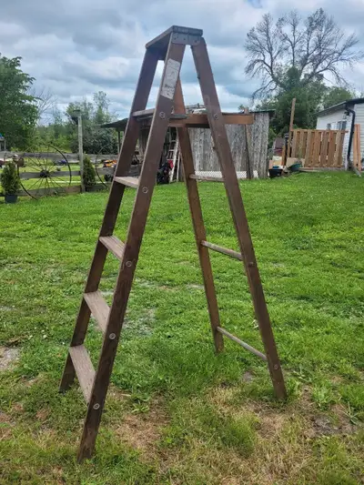 This is a Beaver Lumber Co. Ltd. 6 ft ladder, perfect for light duty household tasks. This ladder ha...