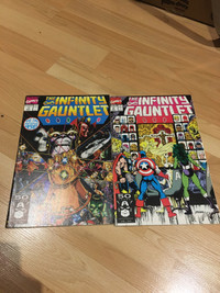Marvel avengers infinity gauntlet 1 & 2 comics