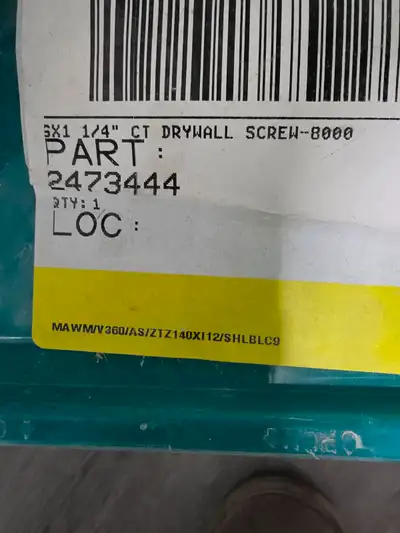 Nearly full box 8000 ct. See photos. Not used.