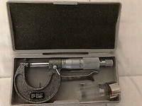 Tools -micrometer, ratchet strap set, vintage group, hose clamps