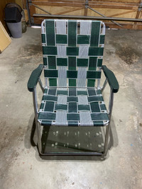 Vintage  webbed chair EUC 