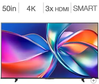 Télévision QLED 50'' 50QD6QV 4K ULTRA UHD Smart TV VIDAA Hisense, View more