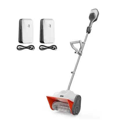 Litheli Cordless Snow Shovel 2x20V, 13-Inch Brushless Electric P, View more