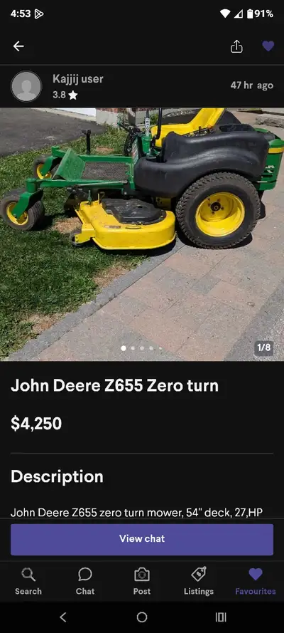 This Kijiji user goes by Kajjiji User. They bait you in at their $4250 OBO price and then tell you t...
