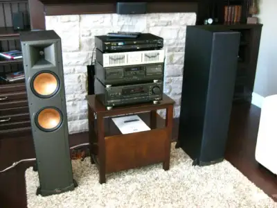Home Audio (and AV) Stereo System made up with Technics, ADC, Pioneer, Klipsch Complete Stereo Syste...