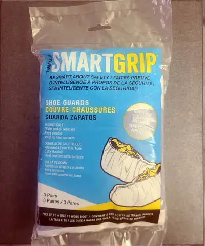 BNIP - SmartGrip - 3 Pairs of Safety Shoe Guards (rubber sole), View more