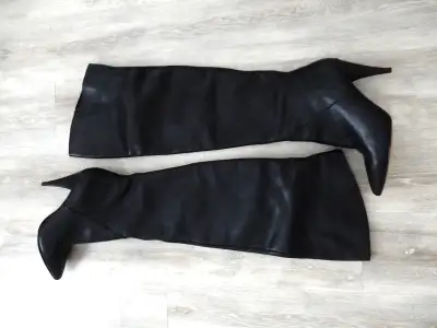 ALDO 2 INCH HEELS LEATHER KNEE HIGH BOOTS, View more