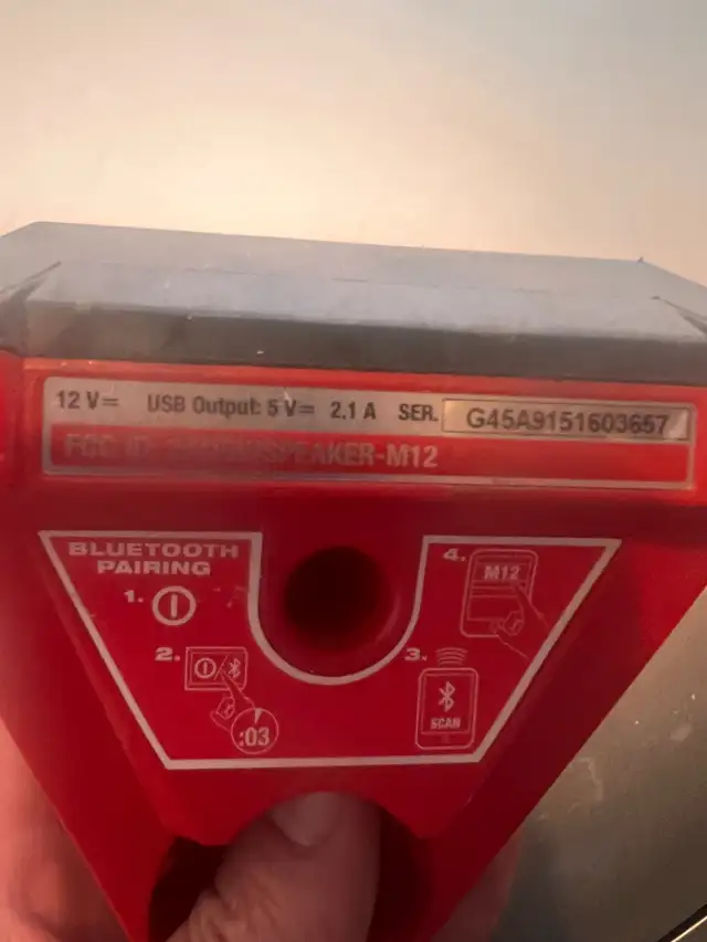 Milwaukee M12 Speaker517162794610872321