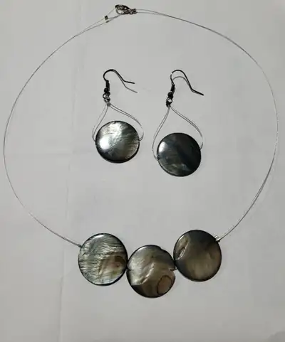 Necklace and Earrings, View more