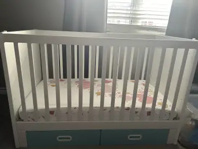 (Like new) IKEA baby crib and mattress, View more