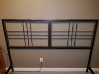 Metal bed frame and head board