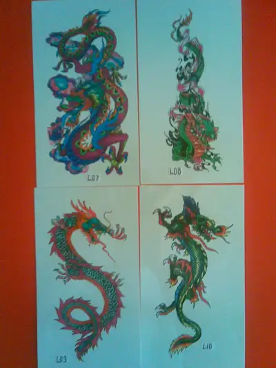 Dragon Tattoos - for Dragon Boat Race Festival, View more