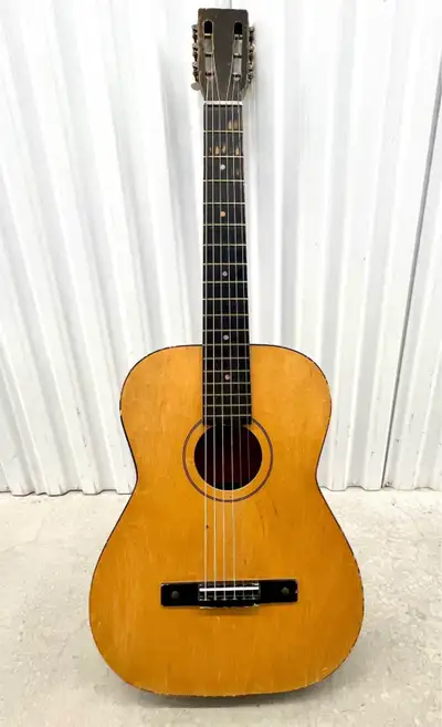 1930s Supertone Harmony Parlor Guitar, View more