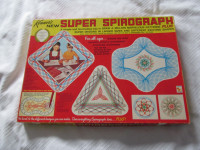 1964 SUPER SPIROGRAPH KENNER # 2400 JEU 100 COMPLET SPIROGRAPHE