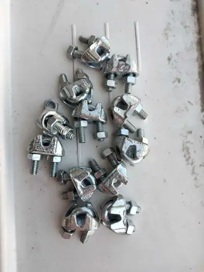 Bulk Lot of Wire Rope Clamps, View more