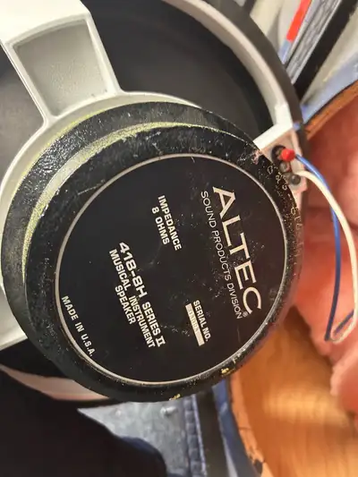 2 monitors with vintage  Altec  Speakers, View more