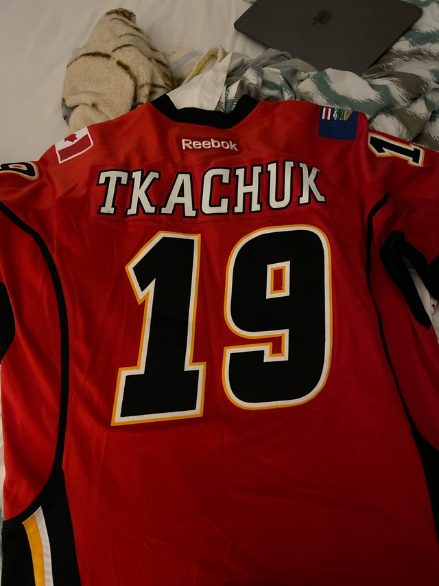 Calgary flames Number 19 Tkachuk jersey  in Hockey in St. Albert - Image 3