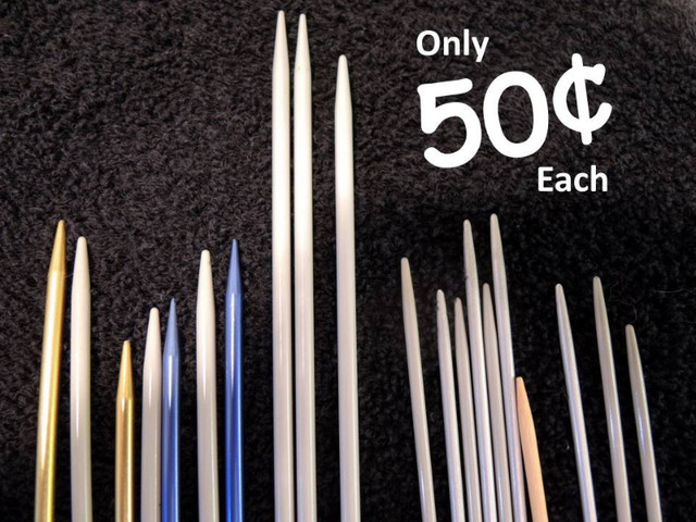 CABLE KNITTING NEEDLES - Only 50¢ each! in Hobbies & Crafts in Markham / York Region - Image 2