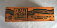 Antique Kraft Cheese Home decor wood box READ DESCRIPT