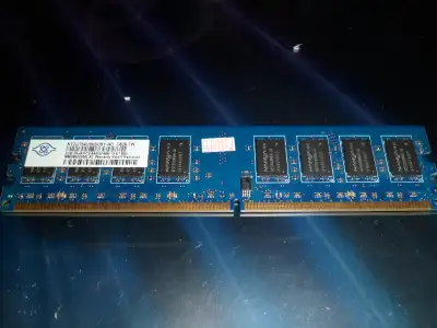2GB Nanya PC2-6400U DDR2 800 desktop MEMORY NT2GT64U8HD0BY-AD, View more