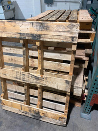 Free wood skid pallets - pick up only