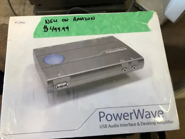 Powerwave USB Audio Interface & Desktop Amplifier in System Components in Sarnia - Image 2