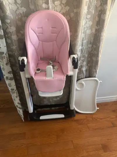Peg Perego Siesta High Chair - Pink - $150 OBO, View more