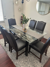 Dining Table + Chairs for sale Moving
