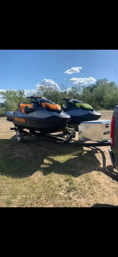 Two 2021 Sea doo Gti 170 se. Both have factory sound systems. Approximately 130 hours on each machin...