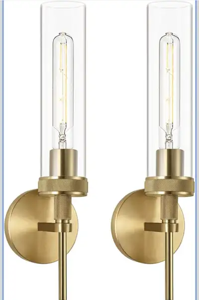 Gold Wall Sconces Set, View more
