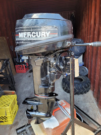 Mercury 9.9hp, 2 strokes, long shaft