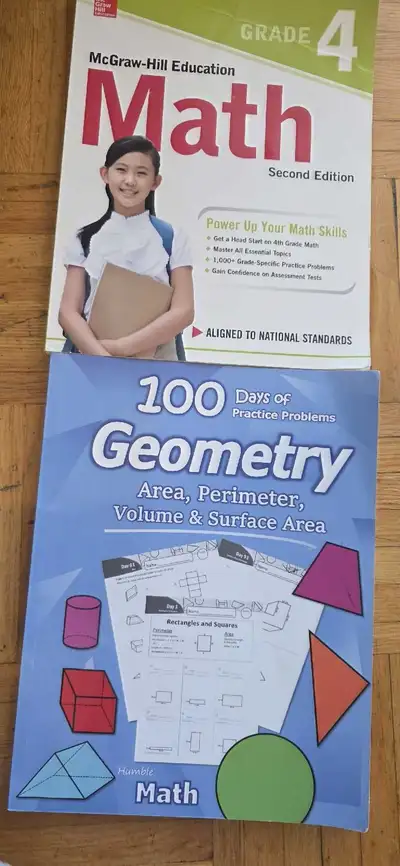 Enhance your child's math skills with this McGraw-Hill Education Grade 4 Math textbook, Second Editi...