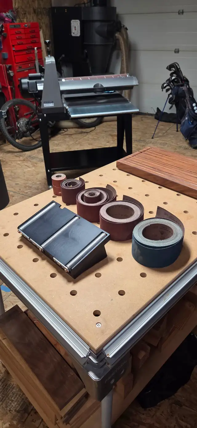 SuperMax 25-50 Drum Sander - Mint - Wixey DRO in Power Tools in Calgary - Image 10