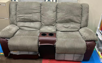 Free 2 Seater love seat Manual recliner