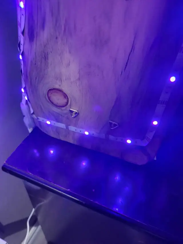 Live Edge Wooden Wall Mounted Jewelry Stand with LED Lights in Home Décor & Accents in Ottawa - Image 7